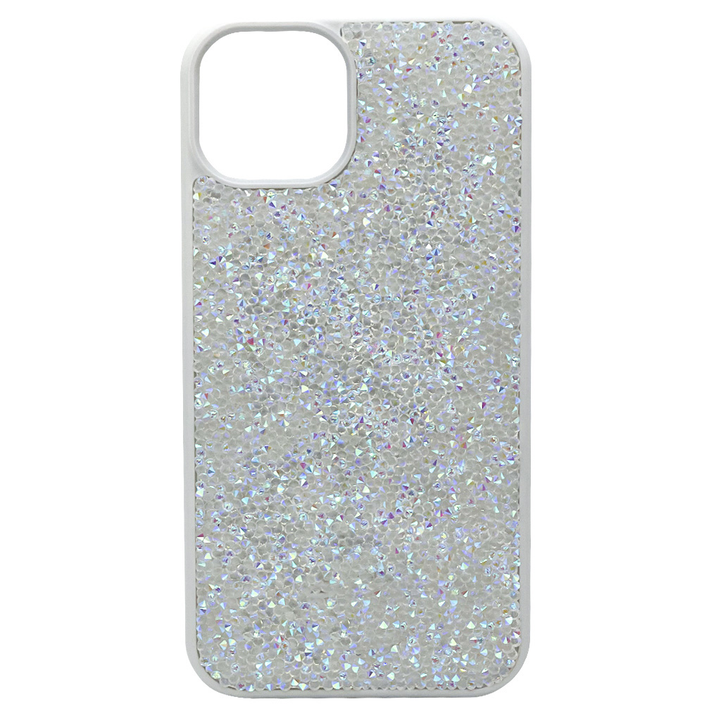 

Чехол iGrape со стразами для iPhone 13 (Белый), Чехол