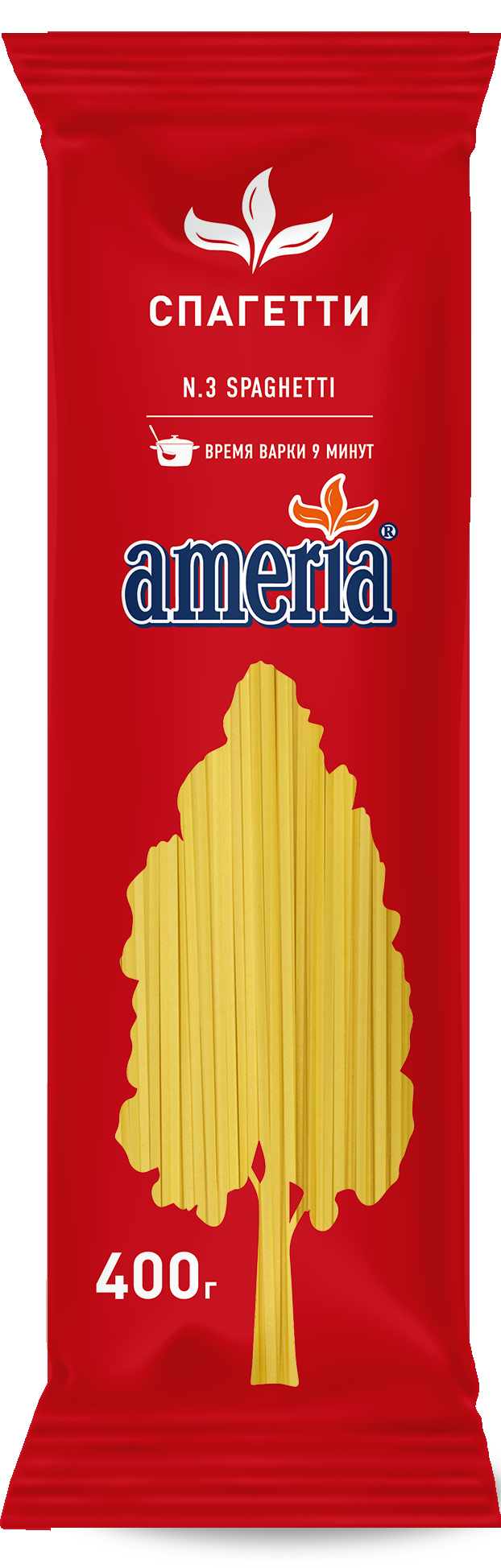 фото Макаронные изделия ameria spaghetti спагетти 400 г