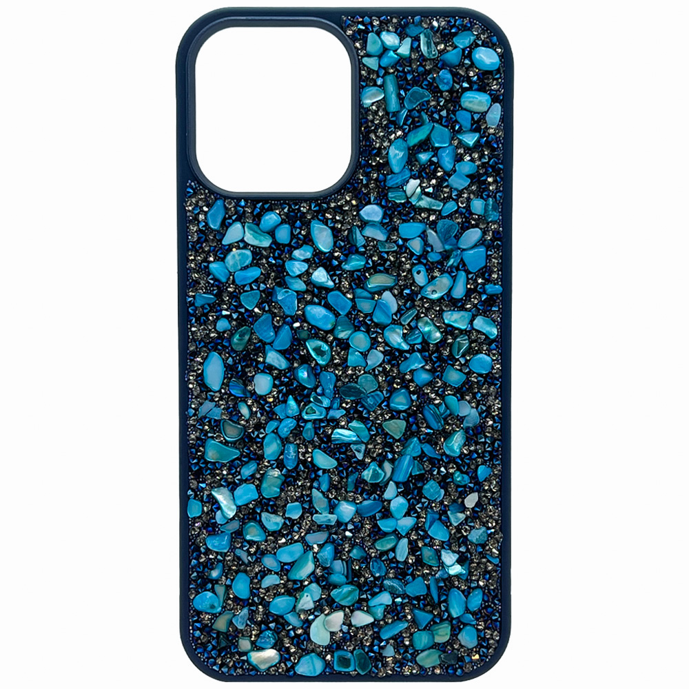 

Чехол iGrape со стразами для iPhone 13 Pro (Бирюзовый), Зеленый, Чехол