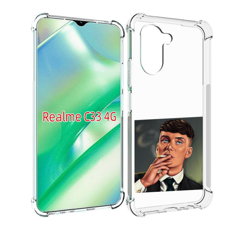 

Чехол MyPads Томас-Шелби для Realme C33 4G, Прозрачный, Tocco