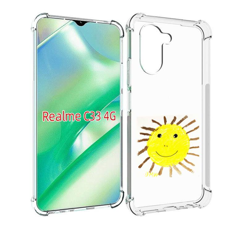 

Чехол MyPads Улыбнись, дурак! Morgenshtern для Realme C33 4G, Прозрачный, Tocco