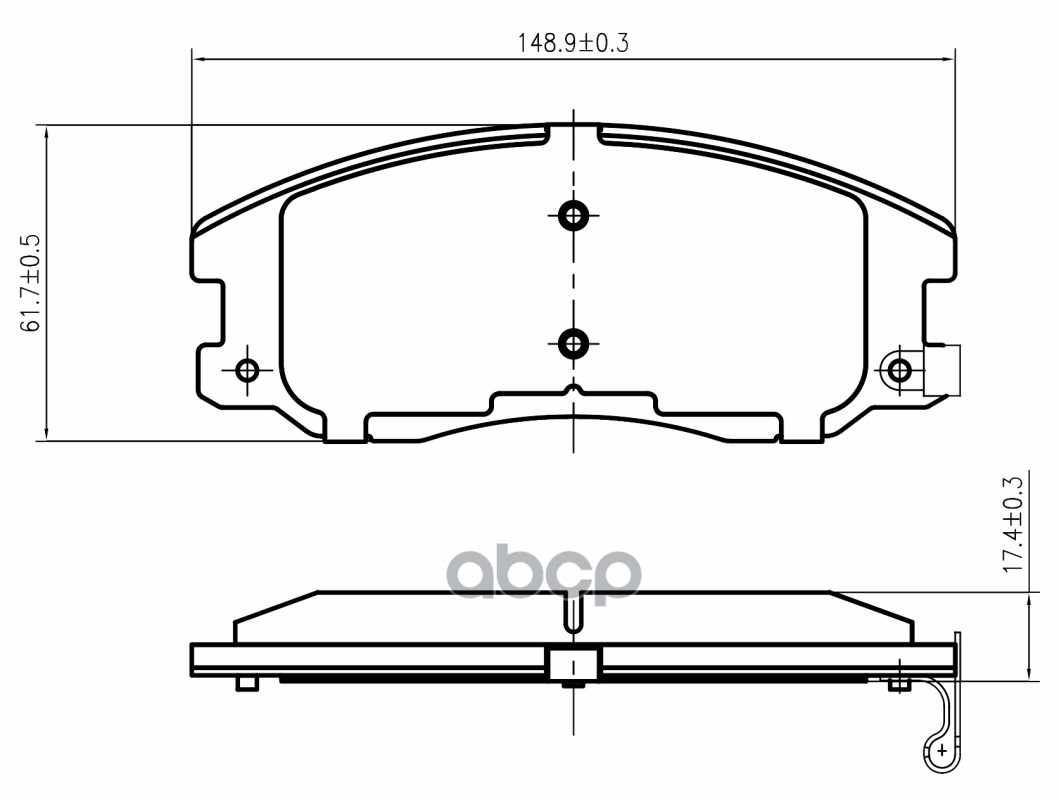 

Тормозные колодки BARNETT передние дисковые CV001