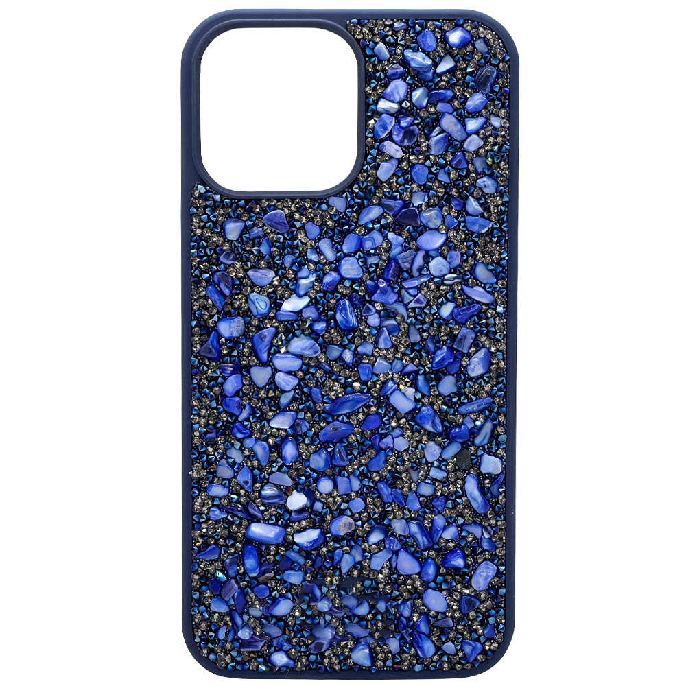 

Чехол iGrape со стразами для iPhone 13 Pro (Королевский синий), Чехол