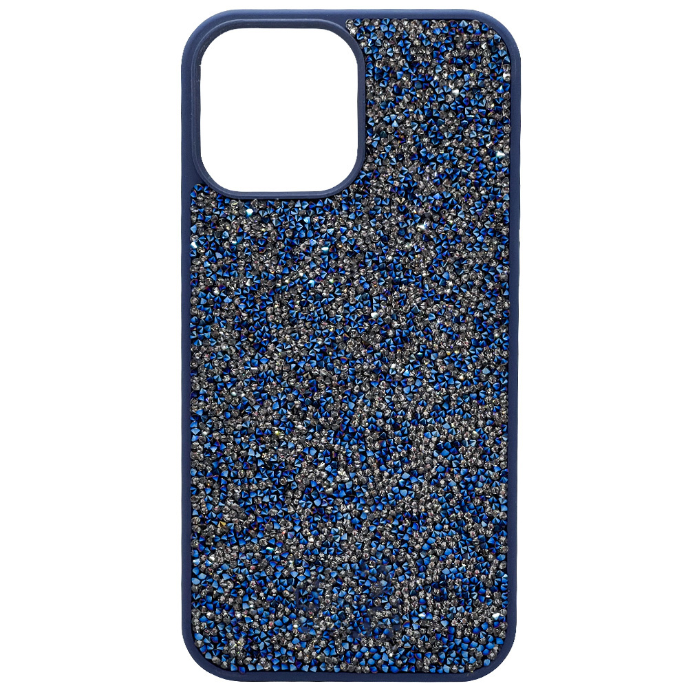 

Чехол iGrape со стразами для iPhone 13 Pro (Космический синий), Чехол