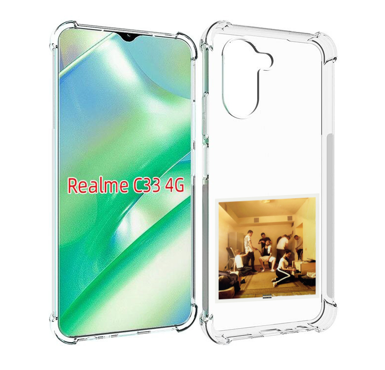 

Чехол MyPads Уроборос Скриптонит улица 36 для Realme C33 4G, Прозрачный, Tocco