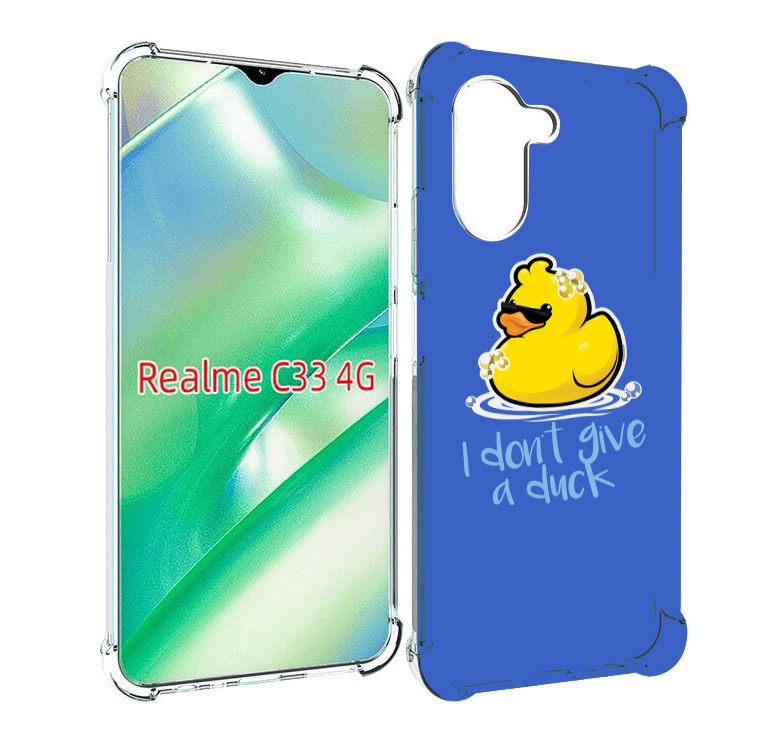 

Чехол MyPads Уточка для Realme C33 4G, Прозрачный, Tocco