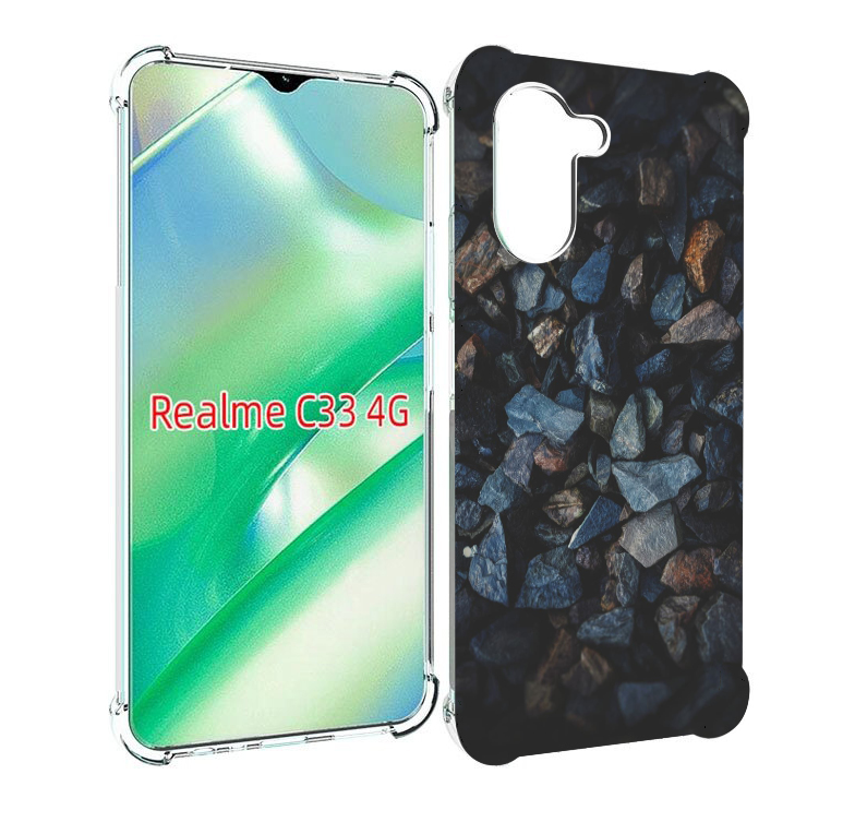 

Чехол MyPads Фон для сторис для Realme C33 4G, Прозрачный, Tocco