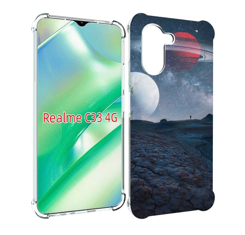 

Чехол MyPads Фотография для Realme C33 4G, Прозрачный, Tocco