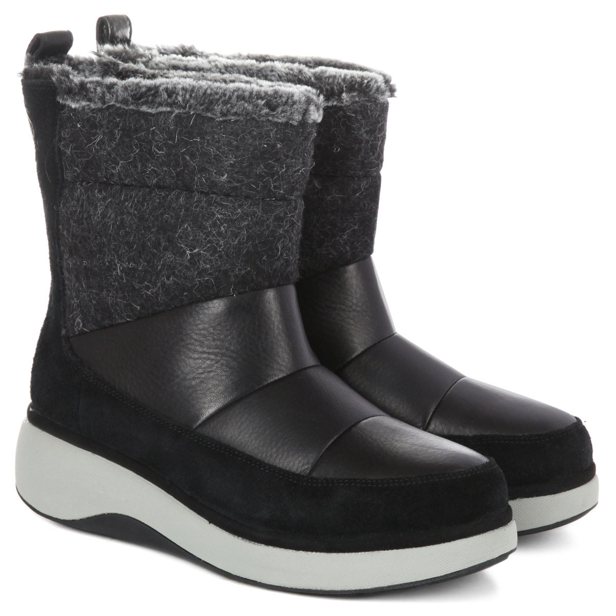 Дутики женские Clarks черные 35,5 EU