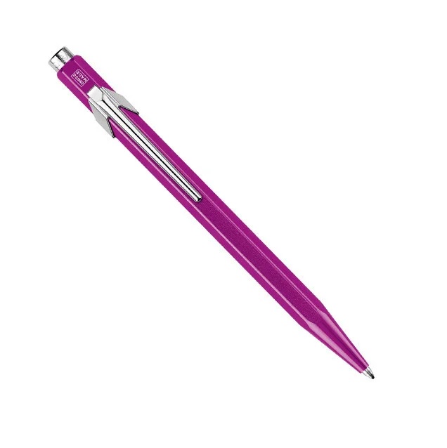 Подарочная шариковая ручка Caran d’Ache Caran d’Ache Metal-X Line фиолетовый металлик