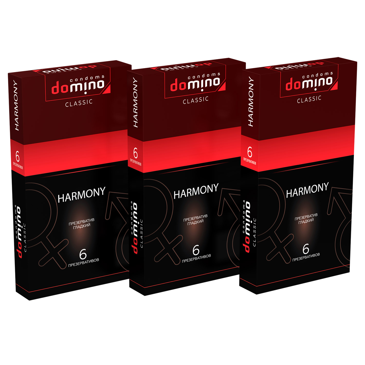 фото Презервативы domino classic harmony 6 шт комплект из 3 пачек