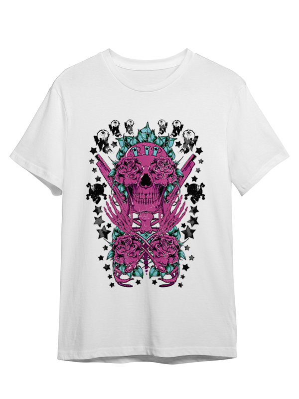 

Футболка унисекс СувенирShop Абстракция "Rip / Череп / Skull" 85 белая S (44-46), Белый, Абстракция "Rip / Череп / Skull" 85