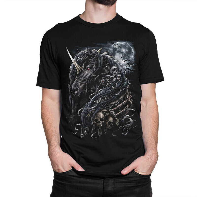 

Футболка мужская Dream Shirts Темный Единорог 1000167222 черная L, Темный Единорог 1000167222