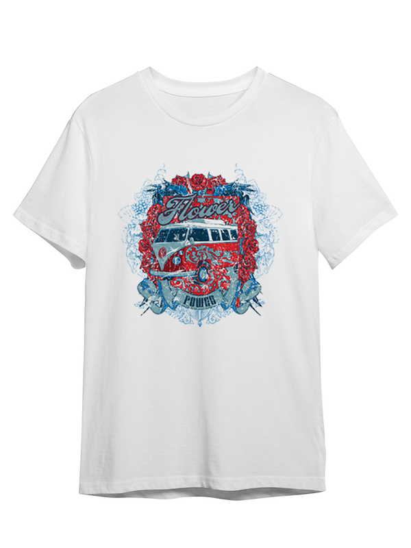 

Футболка унисекс СувенирShop Абстракция "Flower Power / Bus / Автобус" 9 белая XL (50-52), Белый, Абстракция "Flower Power / Bus / Автобус" 9
