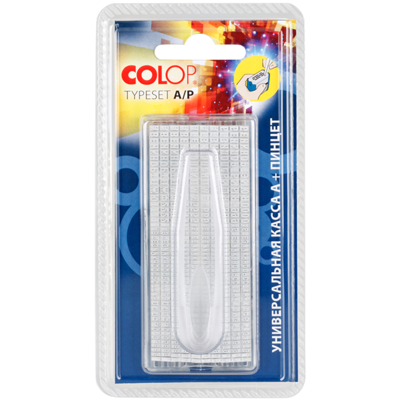 

Касса шрифта Colop TypeSet A/Р пластик, Белый
