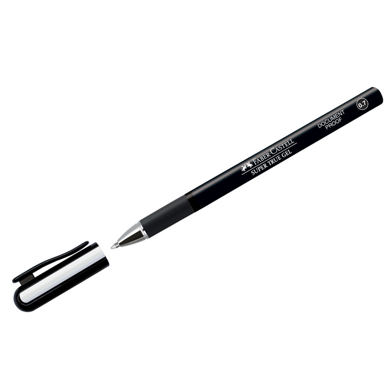 

Гелевая ручка Faber-Castell. Super True Gel. 0,7 мм. Черная