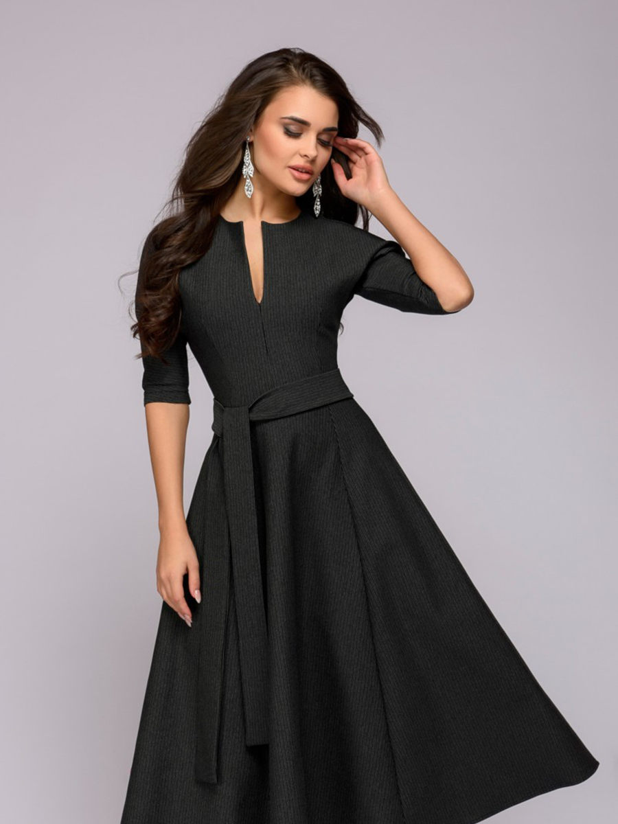 фото Платье женское 1001dress dm00860bd черное 40