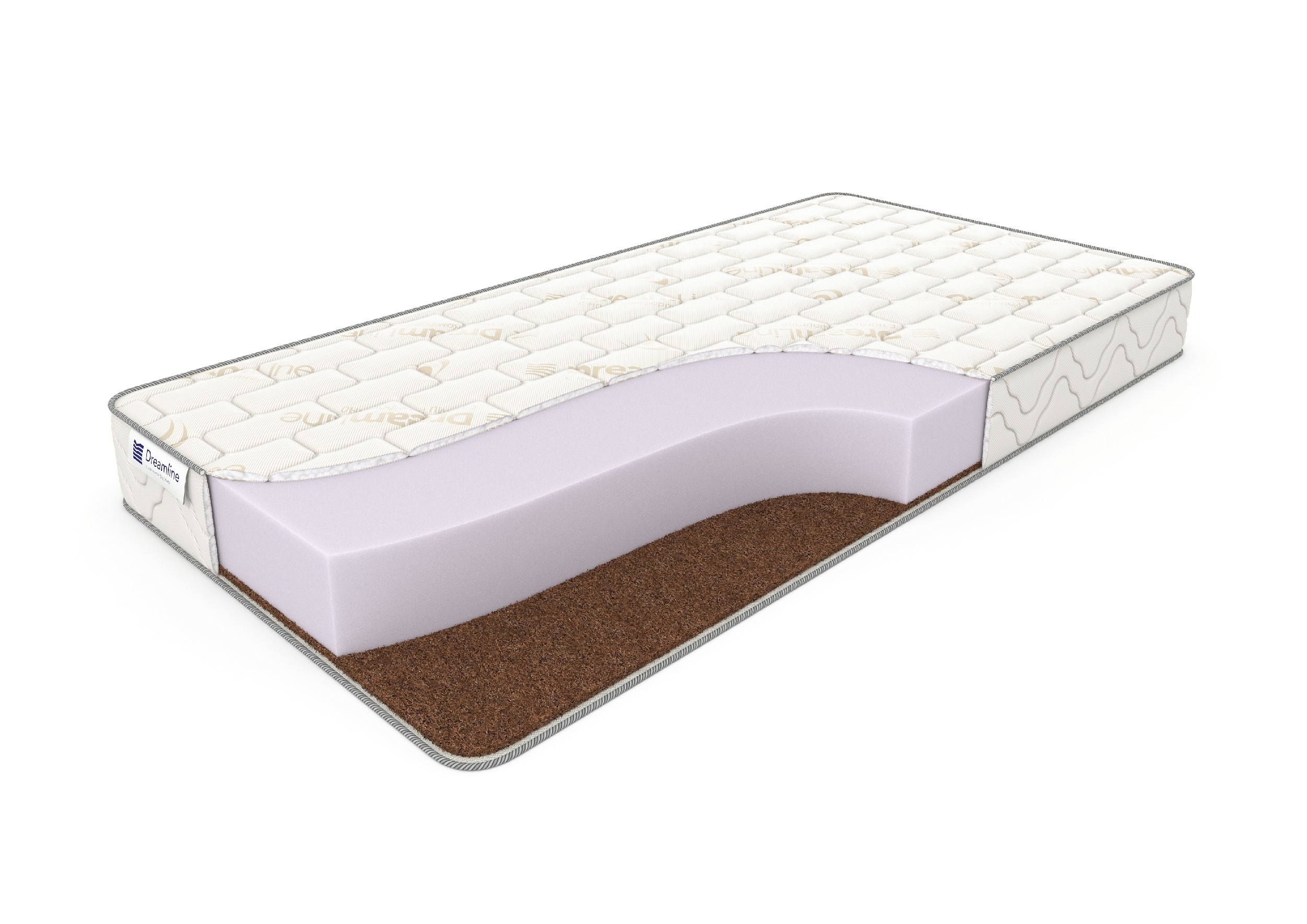

Матрас Dreamline DreamRoll Hard 105х200, Белый, DreamRoll Hard