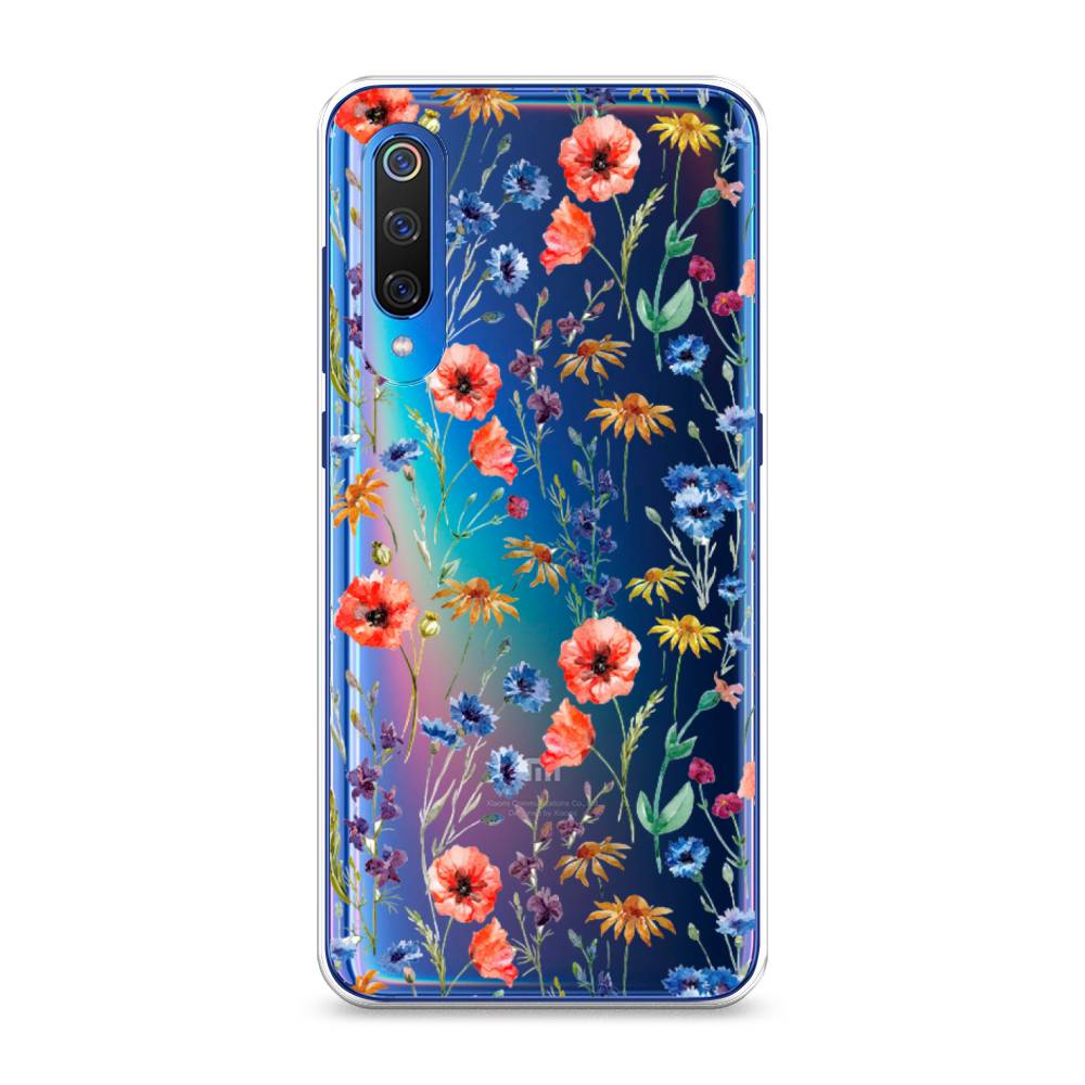 фото Чехол awog "маки и васильки фон" для xiaomi mi 9