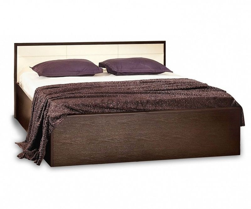 

Кровать 140*200 без ортопед. осн. (без матраса) Амели 3 (Венге)