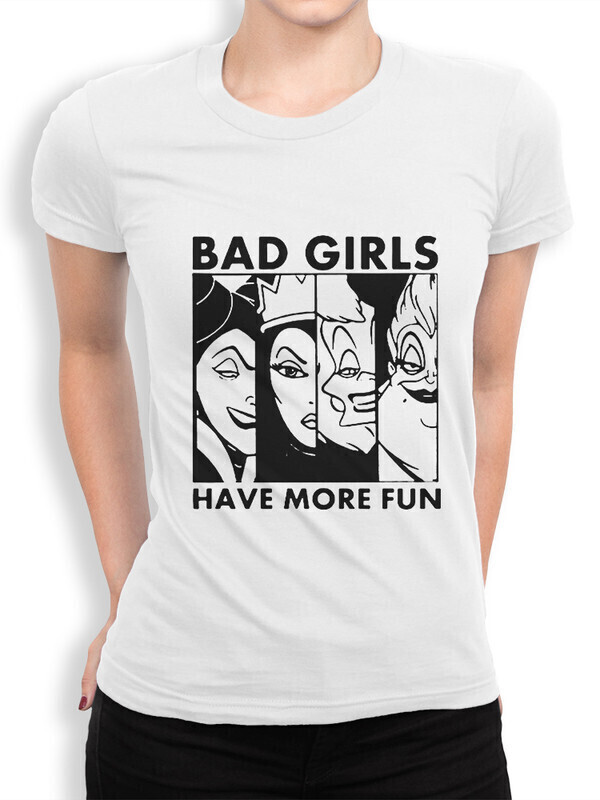 

Футболка женская Dream Shirts Злодейки Женская 10010691 белая S, Злодейки Женская 10010691