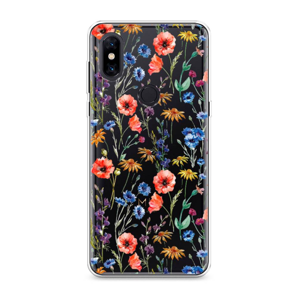 

Чехол Awog "Маки и васильки фон" для Xiaomi Mi Mix 3, 34950-8