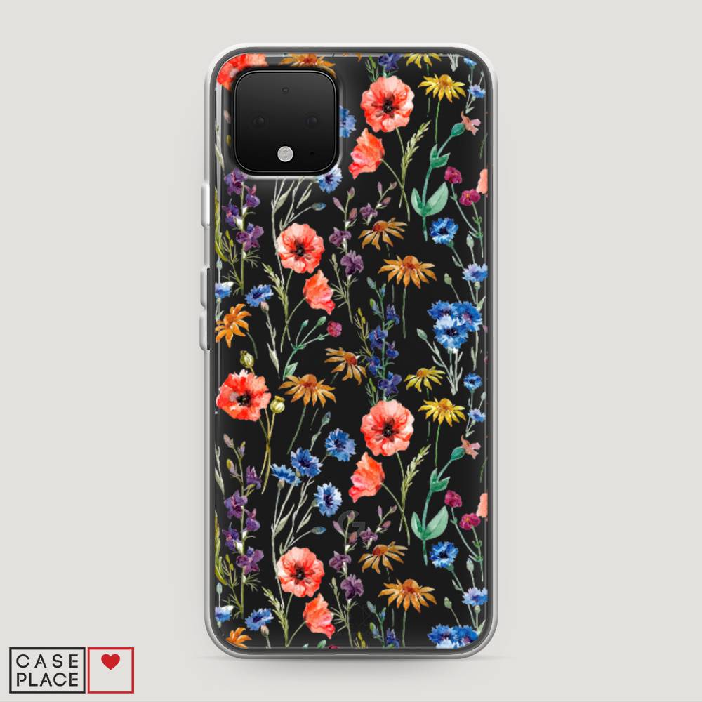 

Чехол Awog "Маки и васильки фон" для Google Pixel 4, 270250-8
