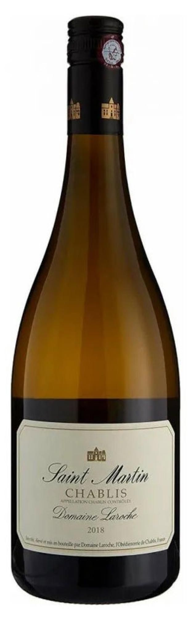 

Вино Chablis Saint Martin Domaine Laroche белое сухое 375 мл Франция