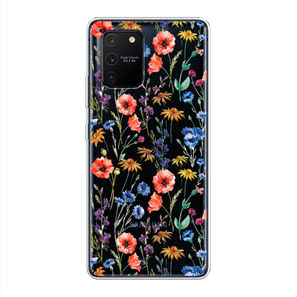 фото Чехол awog "маки и васильки фон" для samsung galaxy s10 lite