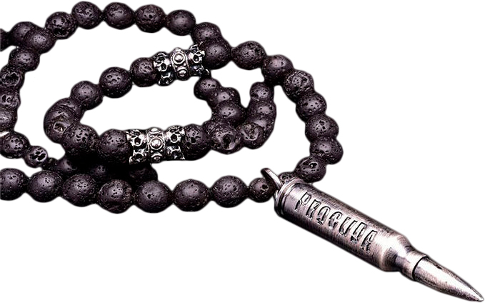 

Бусы из серебра с лавой 65 см PROCUDA B-001-M, B-001-M