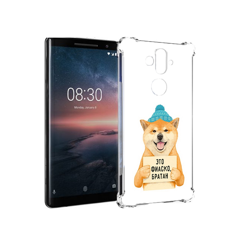 

Чехол MyPads Tocco для Nokia 8 Sirocco фиаско (PT101581.91.656), Прозрачный, Tocco