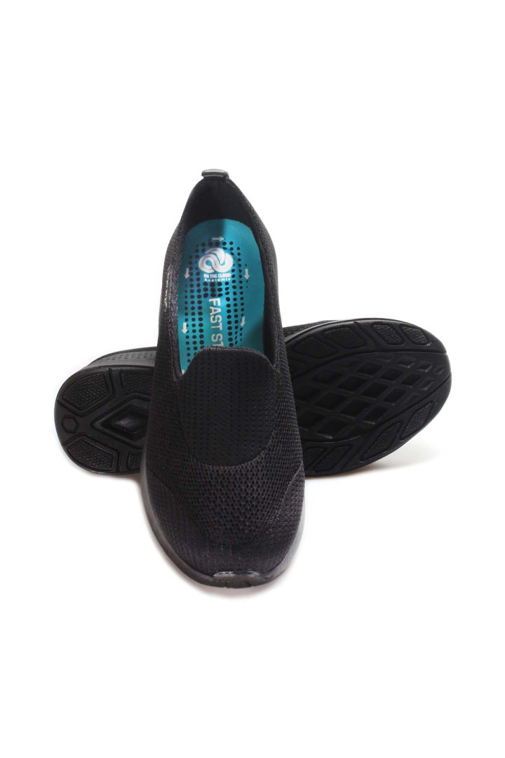 

Слипоны женские FAST STEP 517ZA6591 черные 42 EU (доставка из-за рубежа), 517ZA6591