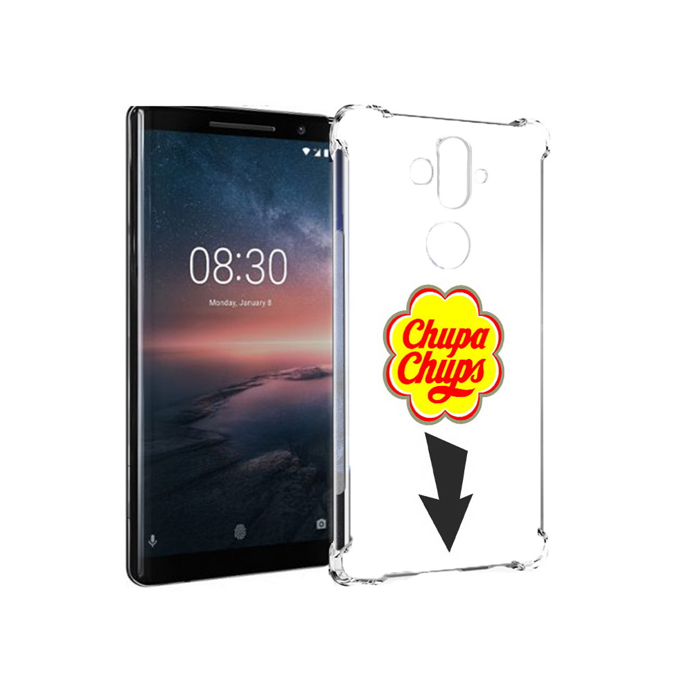 

Чехол MyPads Tocco для Nokia 8 Sirocco чупа чупс (PT101581.91.694), Прозрачный, Tocco