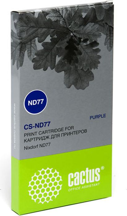 Картридж для матричного принтера CACTUS (CS-ND77) пурпурный, совместимый