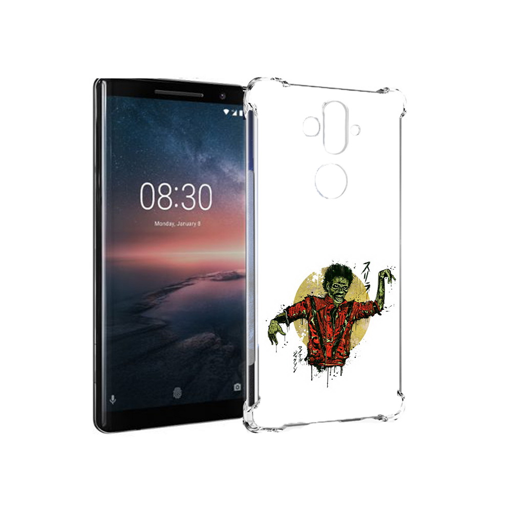 

Чехол MyPads Tocco для Nokia 8 Sirocco Зомби (PT101581.91.89), Прозрачный, Tocco