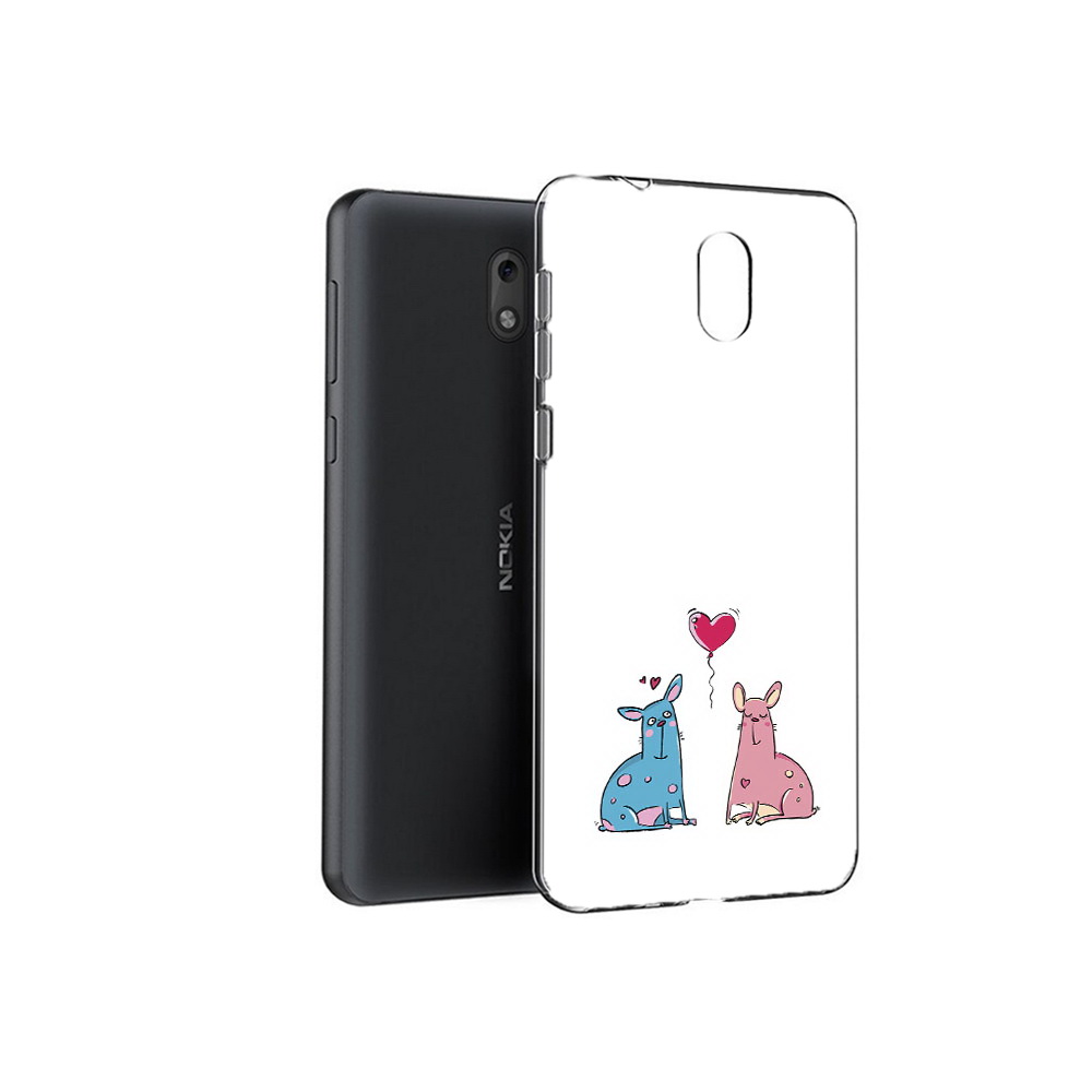 

Чехол MyPads Tocco для Nokia 2.1 Лама любовь (PT114269.92.102), Прозрачный, Tocco