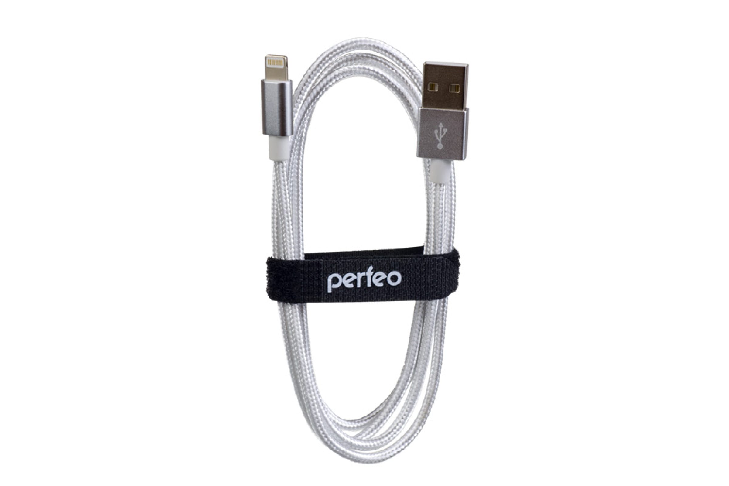 фото Кабель perfeo для iphone, usb - 8 pin (lightning), белый, длина 3 м. (i4302)