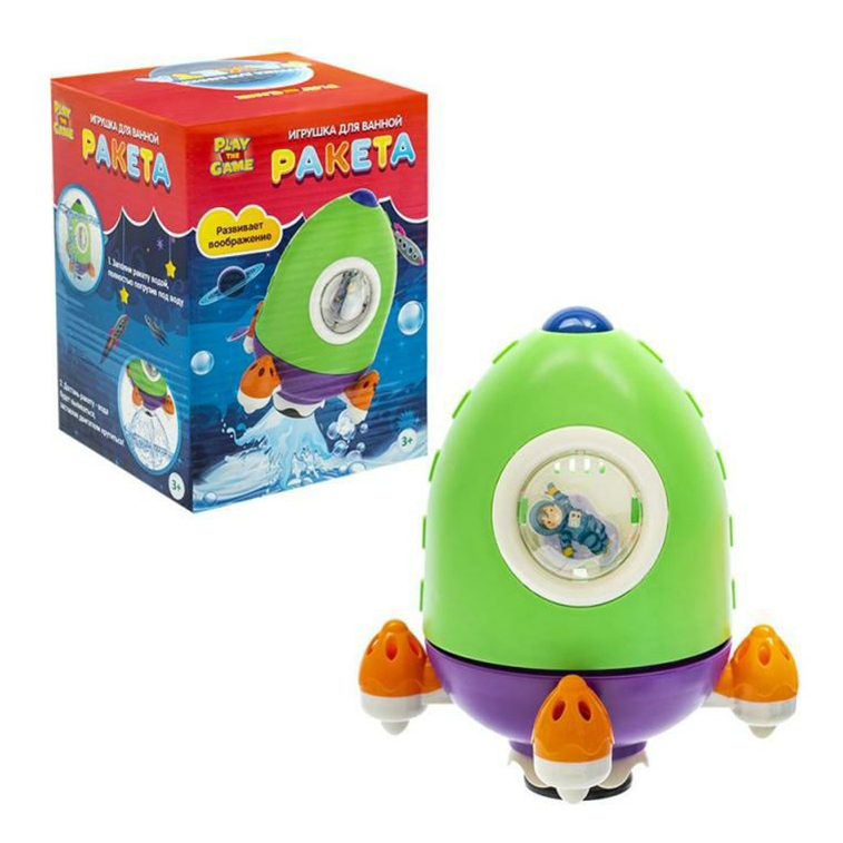 

Игрушка для ванной Play the Game, ракета, в ассортименте, Разноцветный
