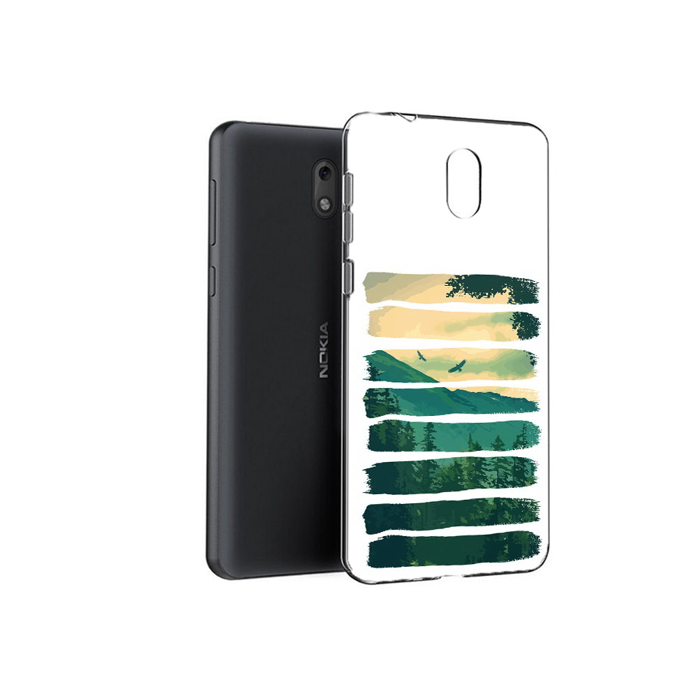 

Чехол MyPads Tocco для Nokia 2.1 Лесная чаща (PT114269.92.107), Прозрачный, Tocco