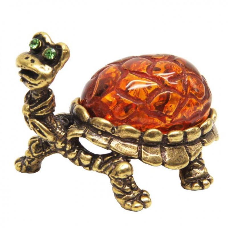 

Фигурка "Черепаха Тортилла" (бронза янтарь) Хорошие Вещи 2336, 2336
