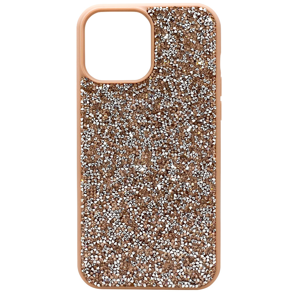 

Чехол iGrape со стразами для iPhone 13 Pro Max (Розовый песок), Чехол