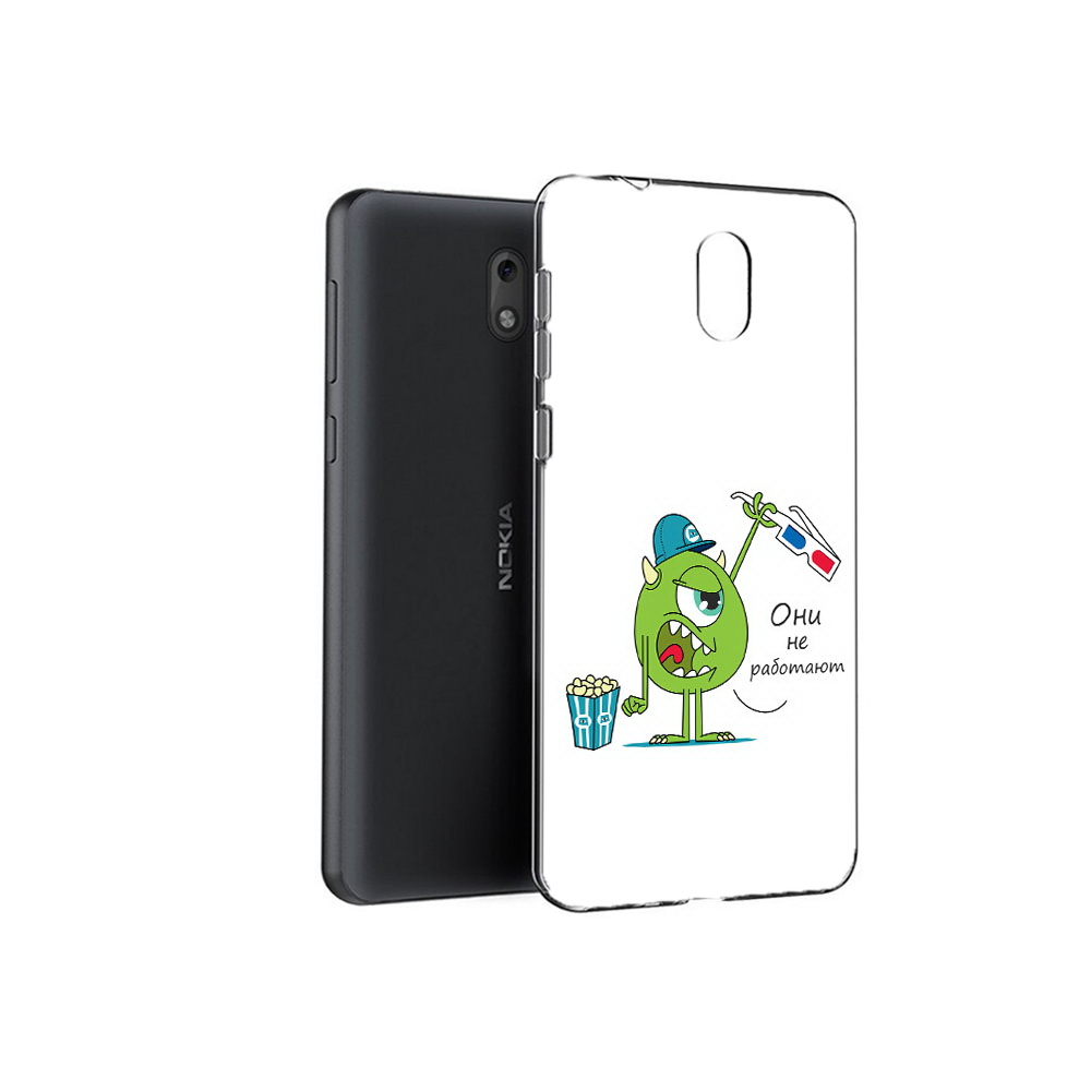 

Чехол MyPads Tocco для Nokia 2.1 Очки не работают (PT114269.92.129), Прозрачный, Tocco