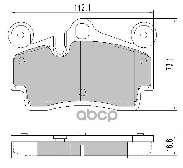 

Тормозные колодки BARNETT задние дисковые VV106