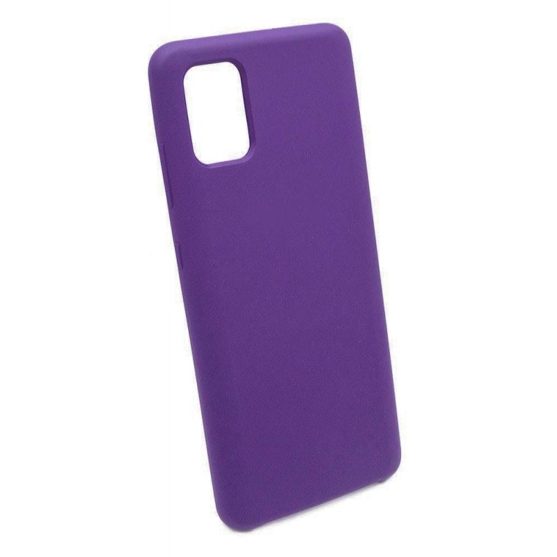 фото Чехол silicone для samsung galaxy m51 overlay (фиолетовый) ёmart