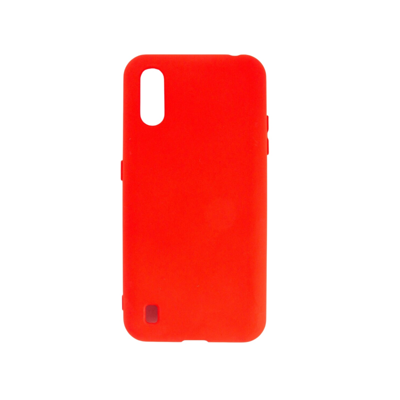 фото Чехол silicone для samsung galaxy m01 overlay (красный) ёmart