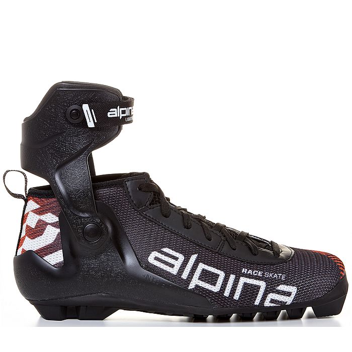 

Лыжероллерные ботинки ALPINA NNN Race Skate SM (5352-1) (черный/красный) (41), Красный;черный, Race Skate SM