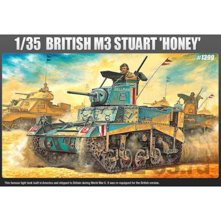 фото Сборная модель academy 1/35 m3 stuart "honey" 13270