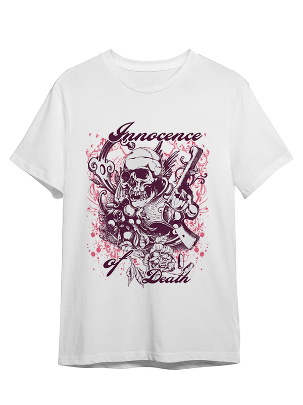 

Футболка унисекс СувенирShop Абстракция "Innocence Death / Skull / Череп" 93 белая M, Белый, Абстракция "Innocence Death / Skull / Череп" 93