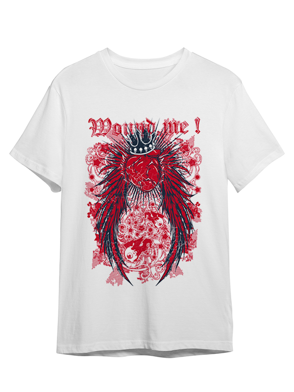 

Футболка унисекс СувенирShop Абстракция "Wound me / Heart / Сердце" 97 белая L (48-50), Белый, Абстракция "Wound me / Heart / Сердце" 97