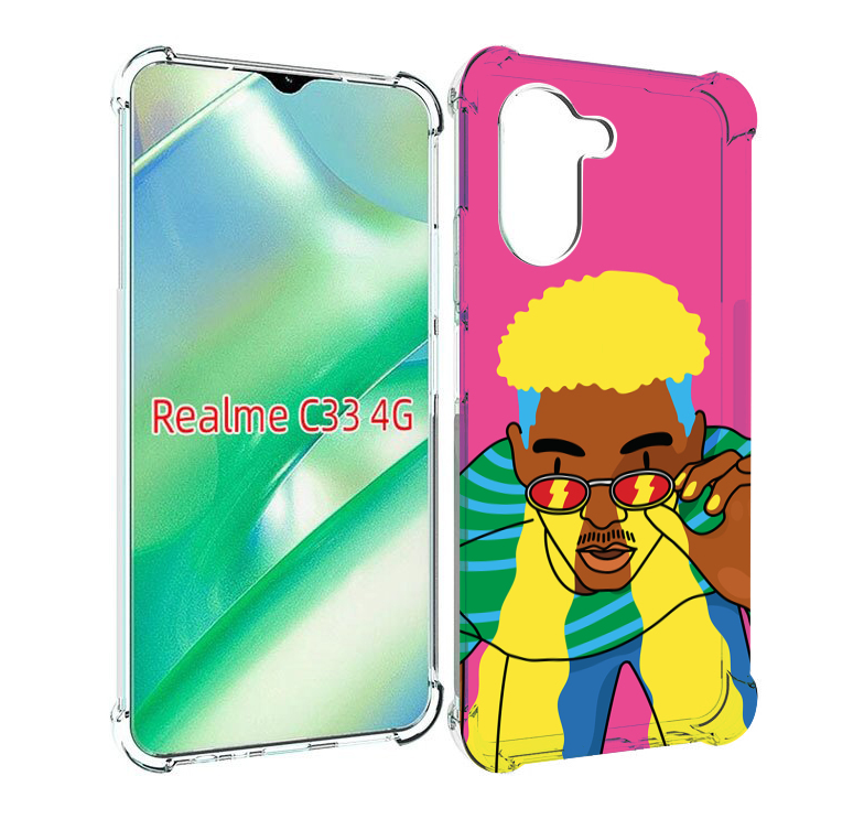 

Чехол MyPads бразилец для Realme C33 4G, Прозрачный, Tocco